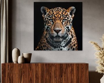 Portret jaguar van TheXclusive Art