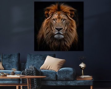 Portrait Lion sur TheXclusive Art