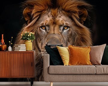 Portret Leeuw van TheXclusive Art