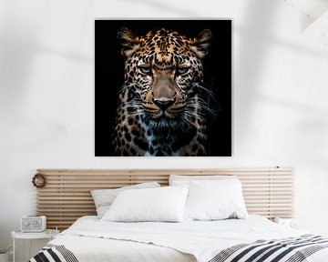 Porträt Leopard von TheXclusive Art