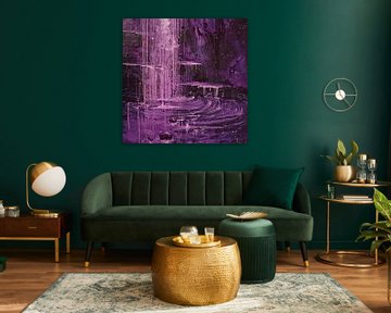 Purple rain abstract van TheXclusive Art