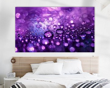 Panorama de la pluie violette sur TheXclusive Art