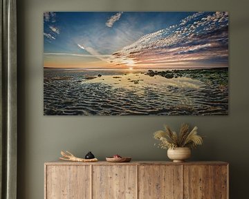 Blick auf den Strand und die Nordsee von eric van der eijk