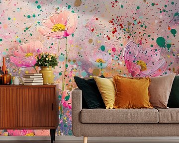 Bloemenveld Impressionisme van De Mooiste Kunst