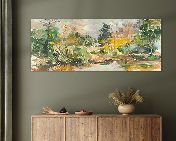 Peinture paysage | Peinture vue sur Tableaux ARTEO