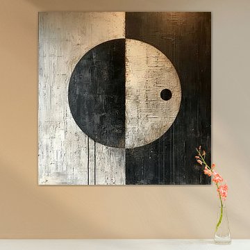 Abstract Zwart-Wit | Harmonic Contrast van Kunst Kriebels