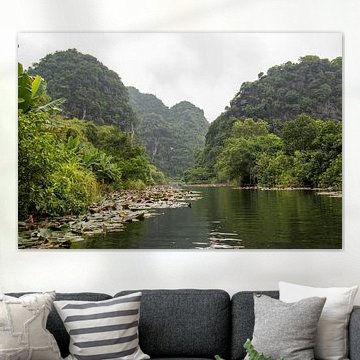 Karst mountains in Tam Coc