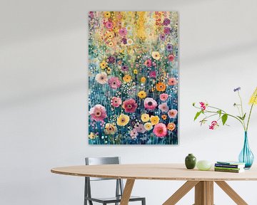 Mer de fleurs en pastel sur Whale & Sons