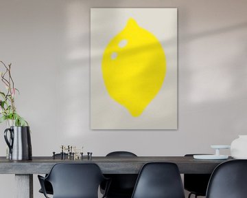 TW living - modern summer lemon art - ONE van TW living