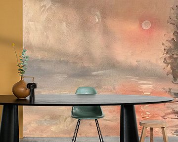 Die stille Reflexion der Dämmerung von Whale & Sons