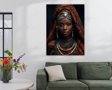 Femmes africaines - Coloré - Traditionnel - Luxe sur www.annemiekebezemer.nl