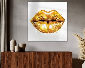 Golden lips by haroulita