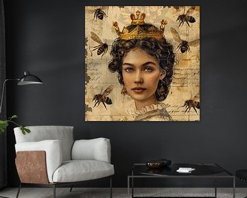 Bijen en de koningin, een portret van Vlindertuin Art