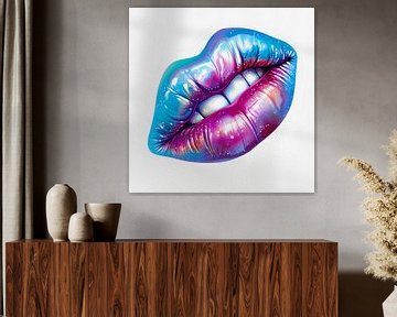 Holo blue purple lips by haroulita