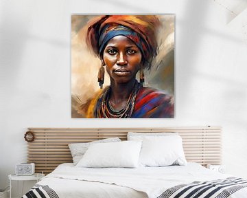 Masai vrouw van Gert-Jan Siesling