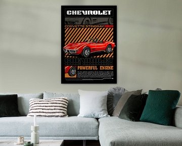 Chevrolet Corvette Stingray ZL1 1969 Car by Adam Khabibi