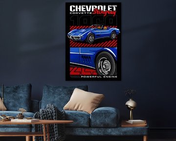 Chevrolet Corvette Stingray ZL1 1969 Car by Adam Khabibi