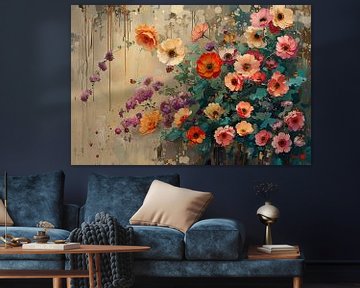 Blumen im Monet-Stil von Wunderbare Kunst