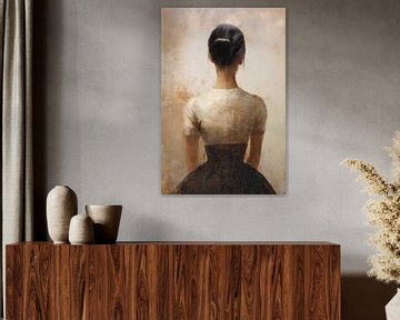 Frau Modern | Modern von ARTEO Gemälde