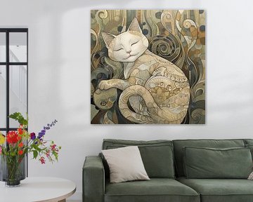 Malerei Kater von Wunderbare Kunst