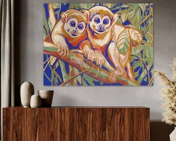 Curious monkeys by Studio Carper