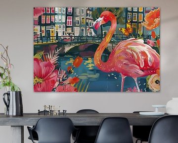 Flamingo aan de Gracht van Whale & Sons