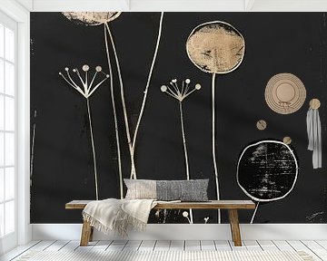 Botanische print in Japandi stijl (gezien bij vtwonen) van Japandi Art Studio