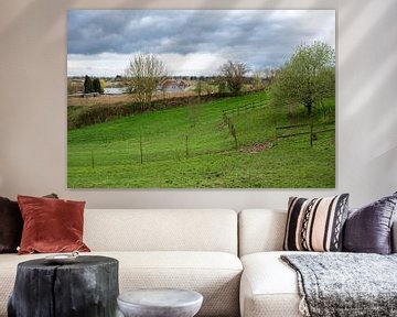 Hilly panorama in Flanders by Werner Lerooy