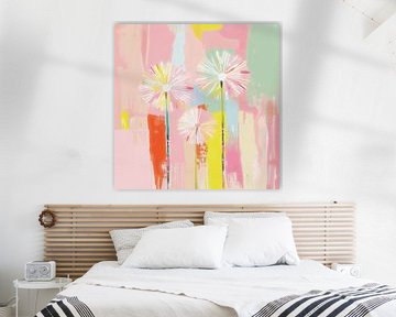 Pastel Pusteblumen in der Stadt von Floral Abstractions