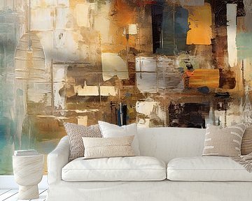 Urban Enigma van Abstract Schilderij