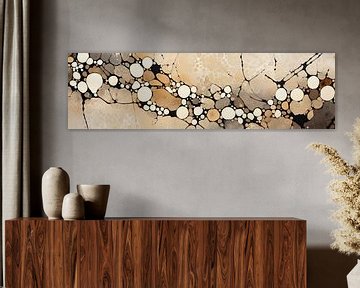 Abstract Brown Gold | Harmony sur Peinture Abstraite