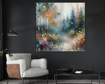 Pastel Wood van FoXo Art
