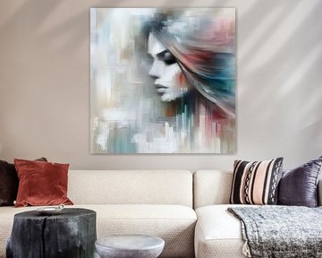 woman in pastel colour by FoXo Art