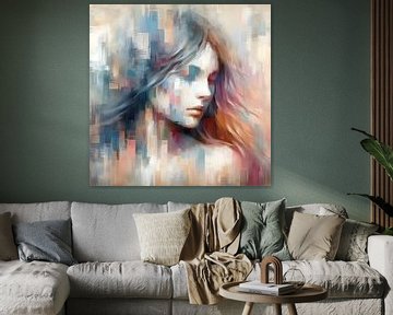 Pastel Color Woman by FoXo Art