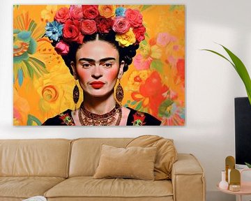 Frida Poster Print Kunstdruk van Niklas Maximilian