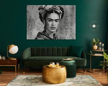 Frida Poster Print Kunstdruck von Niklas Maximilian