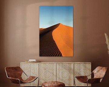 Dune de sable dans le désert du Sahara, Maroc