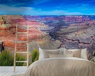 Panoramafoto van de Grand Canyon van Rietje Bulthuis
