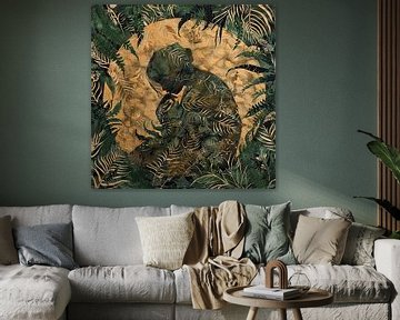 Vrouw Goud Groen | Verdant Gold van Kunst Kriebels