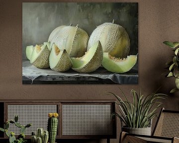 Painting Melon by Blikvanger Schilderijen