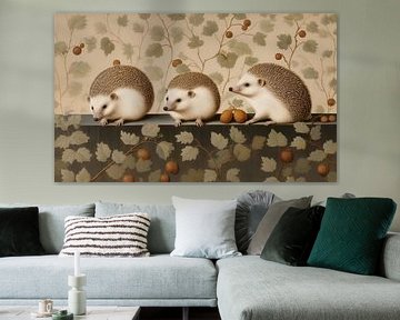 Hedgehogs by Jacky