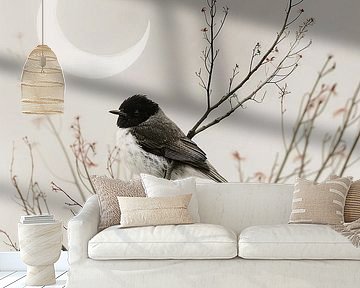 Vogel im Mond von haroulita