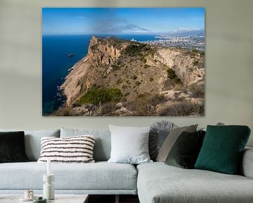 Cliffs of the Sierra Helada and Benidorm by Adriana Mueller