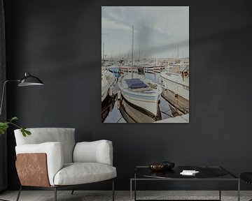 Dans le Port de St. Tropez | Travel Photography Art Print in the City of Saint Tropez | Cote d’Azur, South of France
