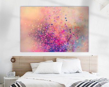 Moderne abstrakte fröhliche Farbexplosion von Lauri Creates