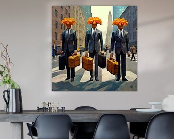 Orange Flowermen