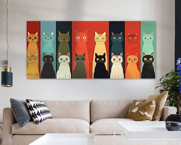Painting Cat | Painting Puss by Wonderful Art