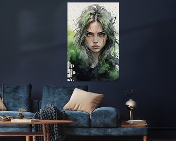 The girl with green eyes by Ans Bastiaanssen