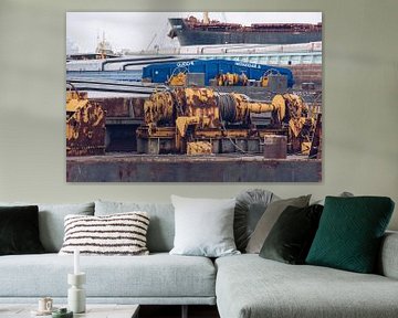 Schiffe im Waalhaven Rotterdam von scheepskijkerhavenfotografie