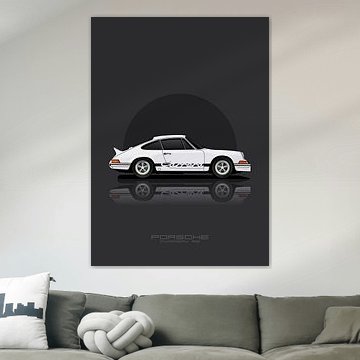 Kunstwagen PORSCHE CARRERA RS weiß von D.Crativeart
